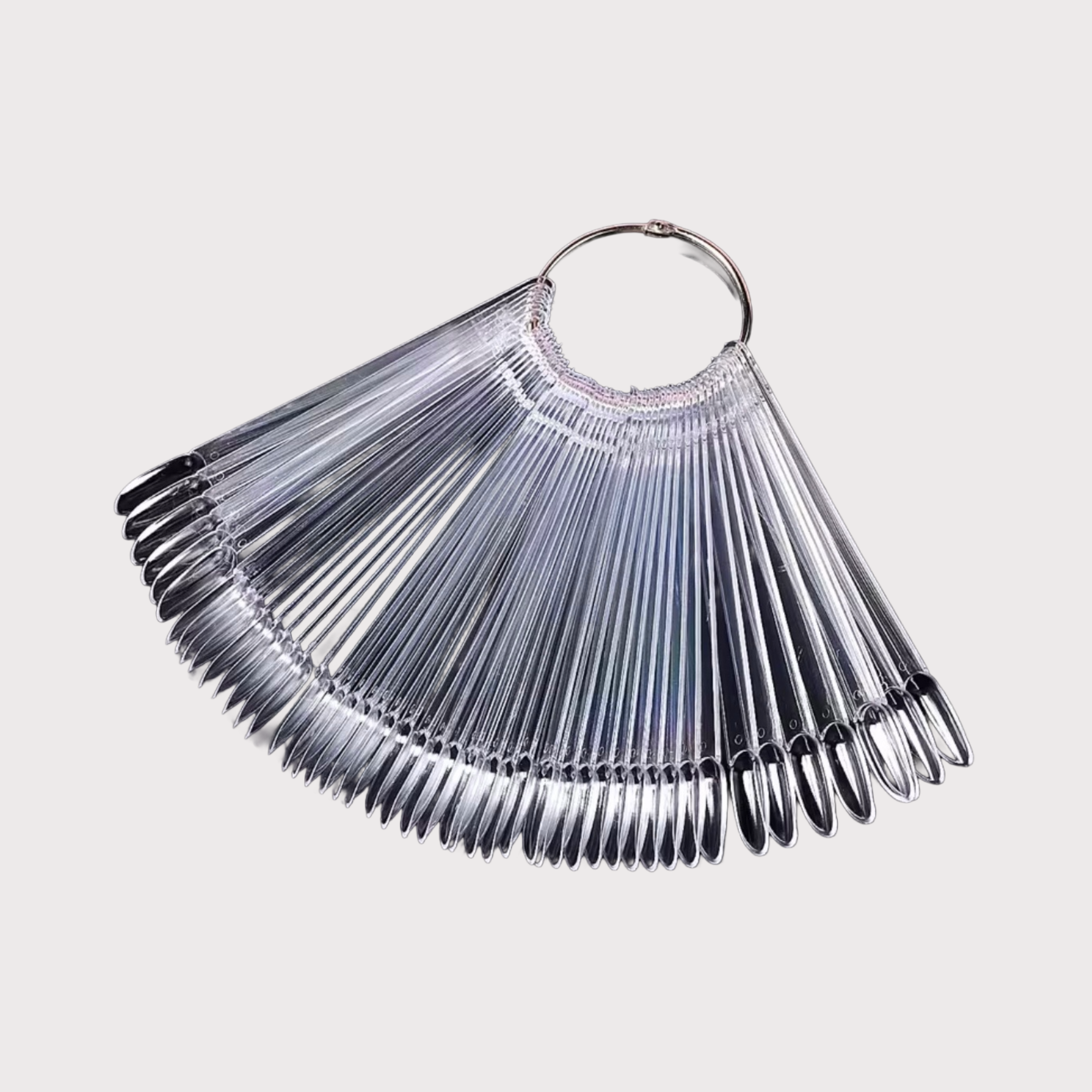 Onglerie Présentation 50 Modèles - Plastique Transparent Durable