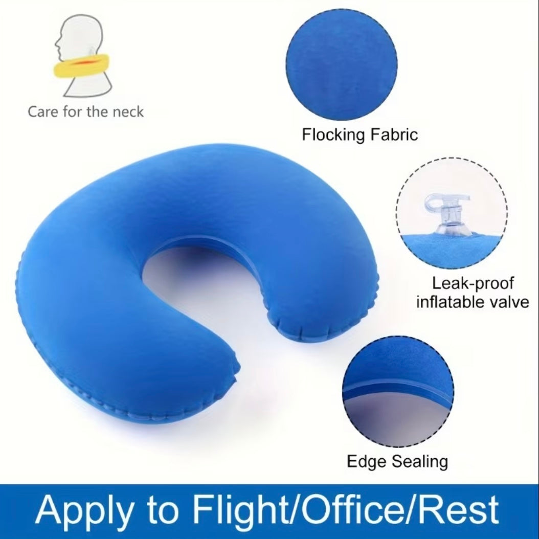 Coussin de Voyage Gonflable – Confort en Voiture & Avion