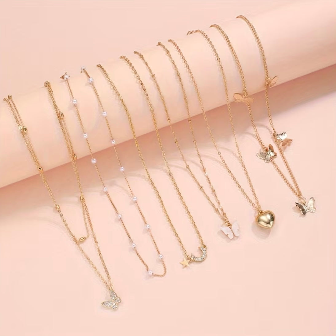 Ensemble de 6 colliers MAKE A WISH