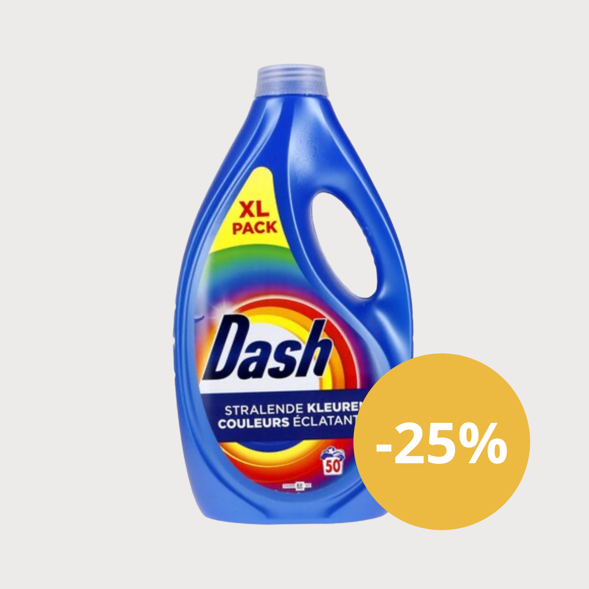 Lessive DASH Couleur 50 Doses – 2,25L