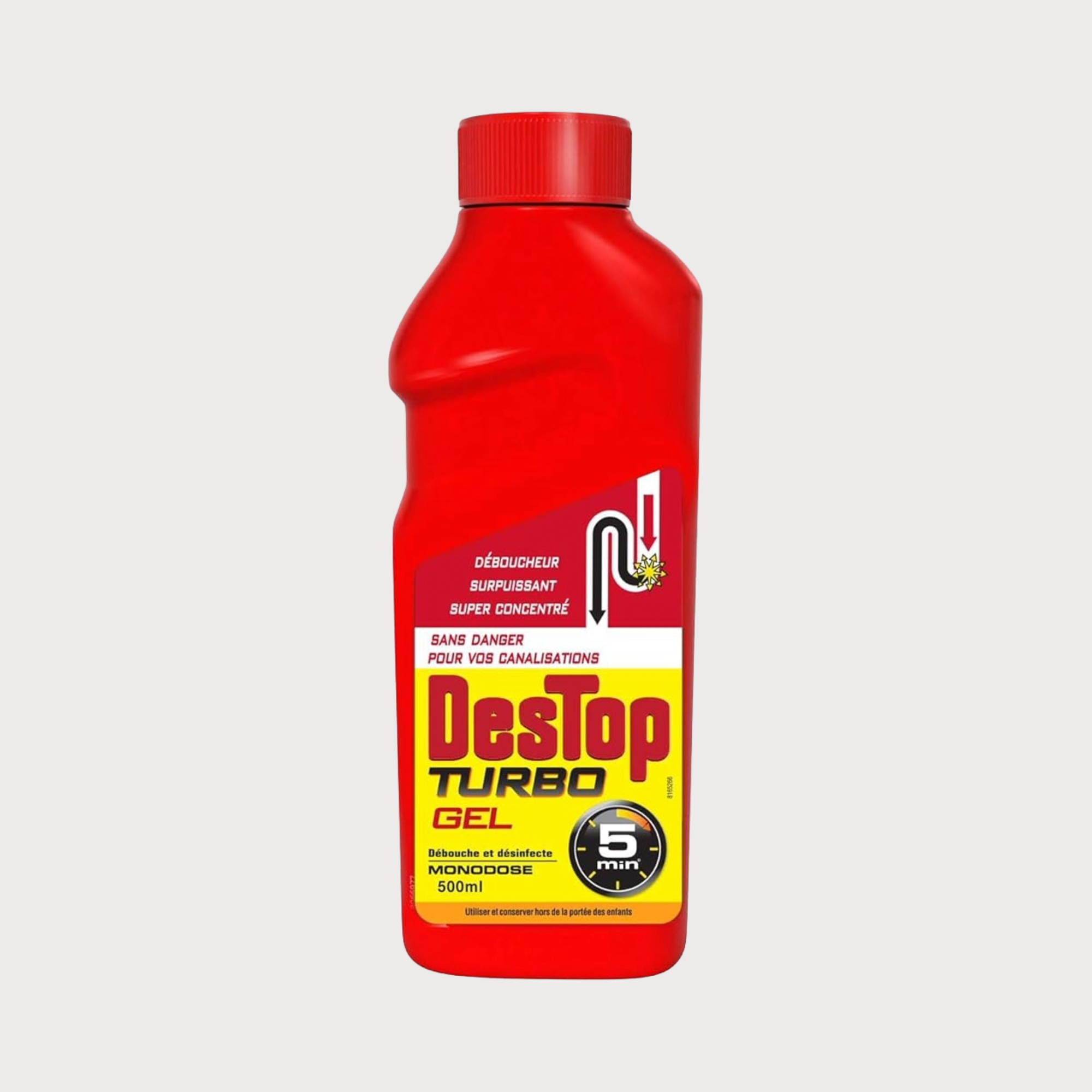 Déboucheur Canalisations DESTOP Turbo Gel – 500ml