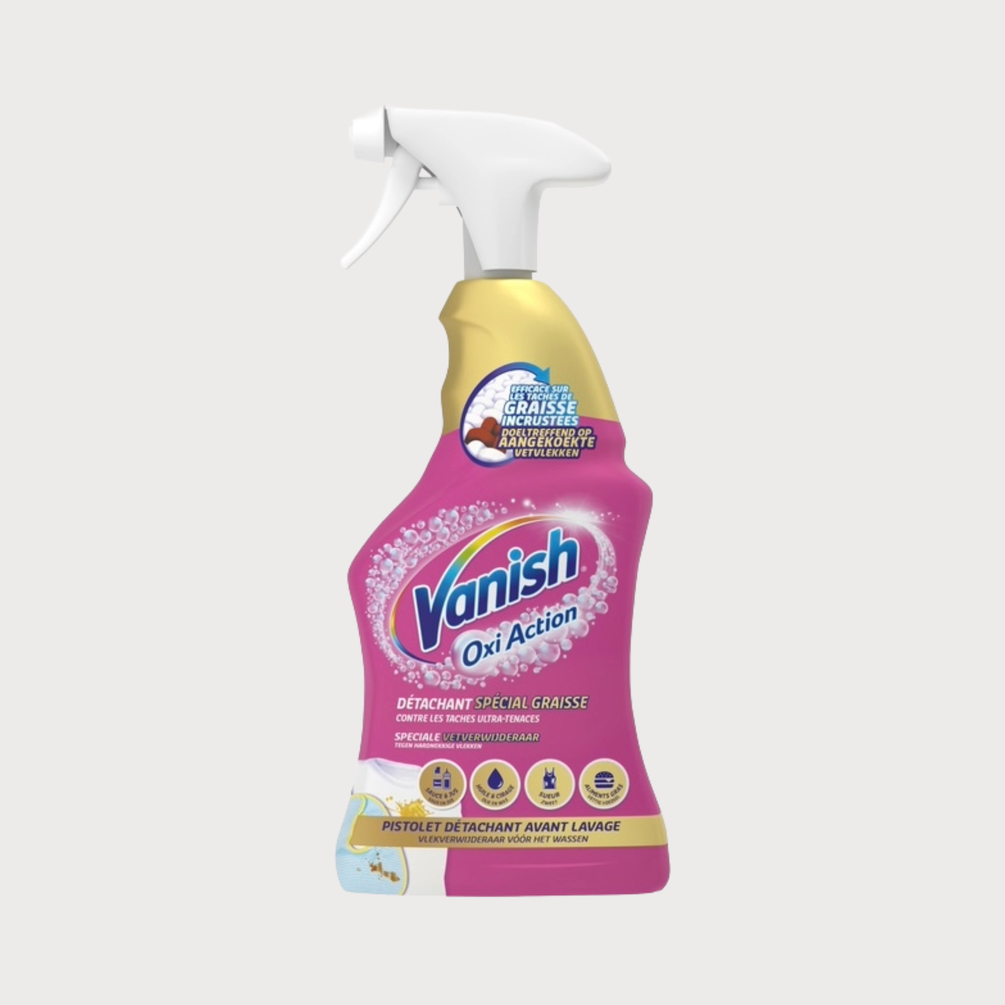 Spray Détachant VANISH Oxi Action Spécial Graisse – 500ml